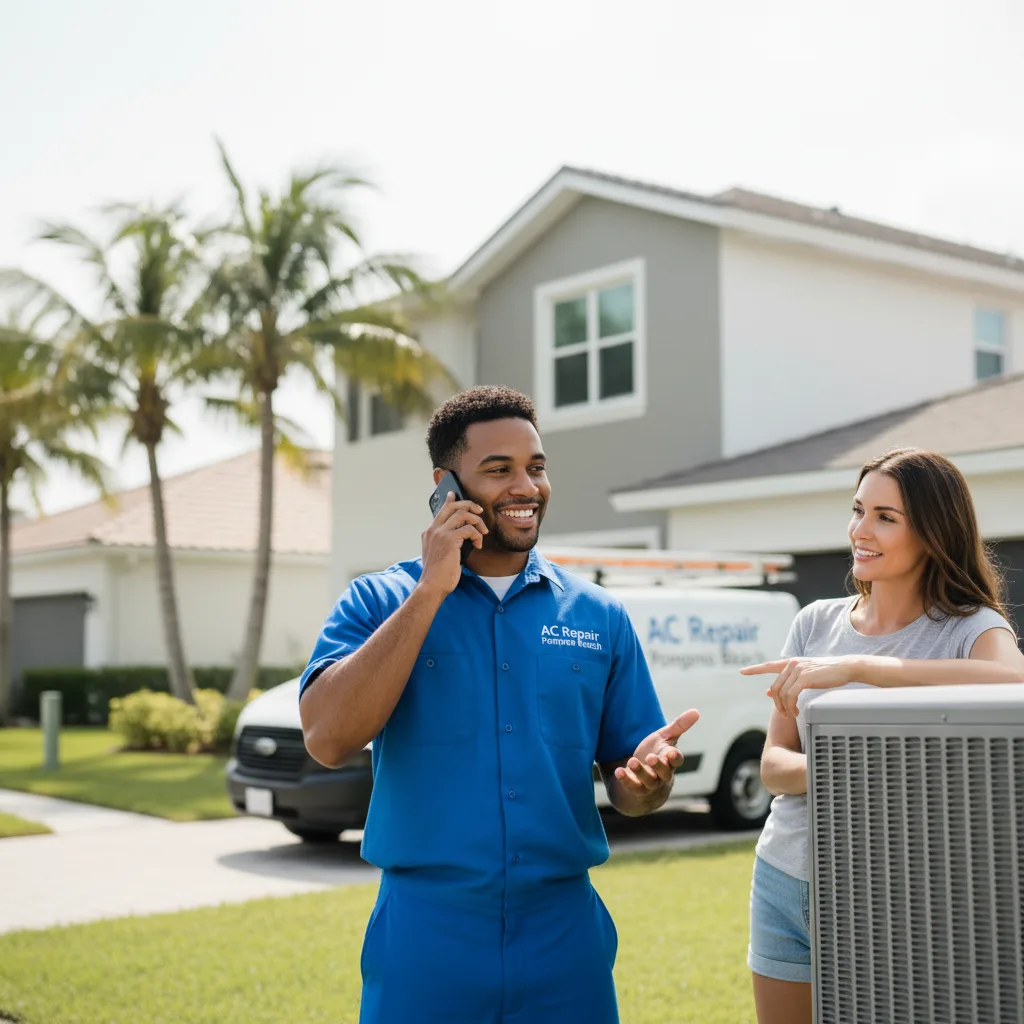 AC Repair Pompano Beach customer support in Pine